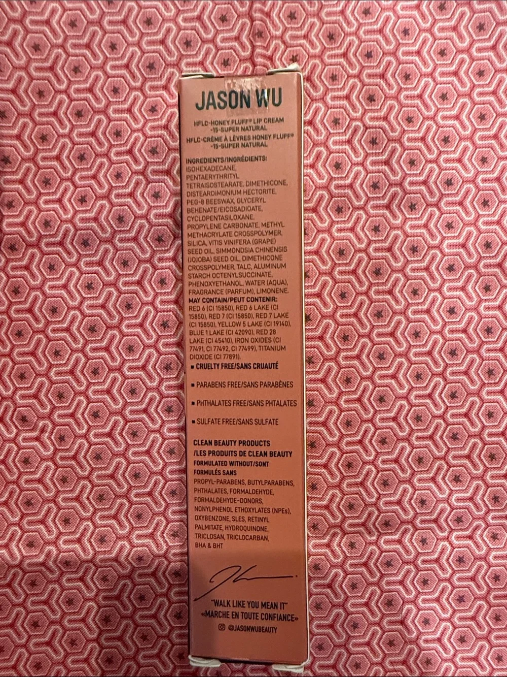*NEW .13oz* 15 Super Natural-Jason Wu Honey Fluff Lip Cream -